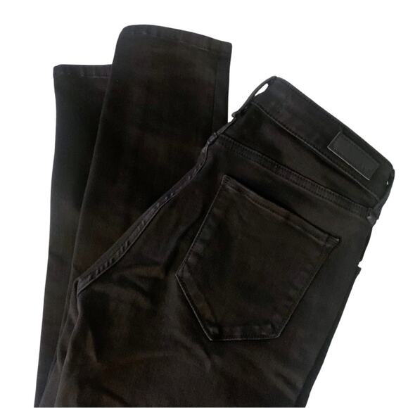 Abercrombie & Fitch Washed Out Black Super Skinny Mid Rise Jeans Size 27 / 4 Y2K - Picture 9 of 12